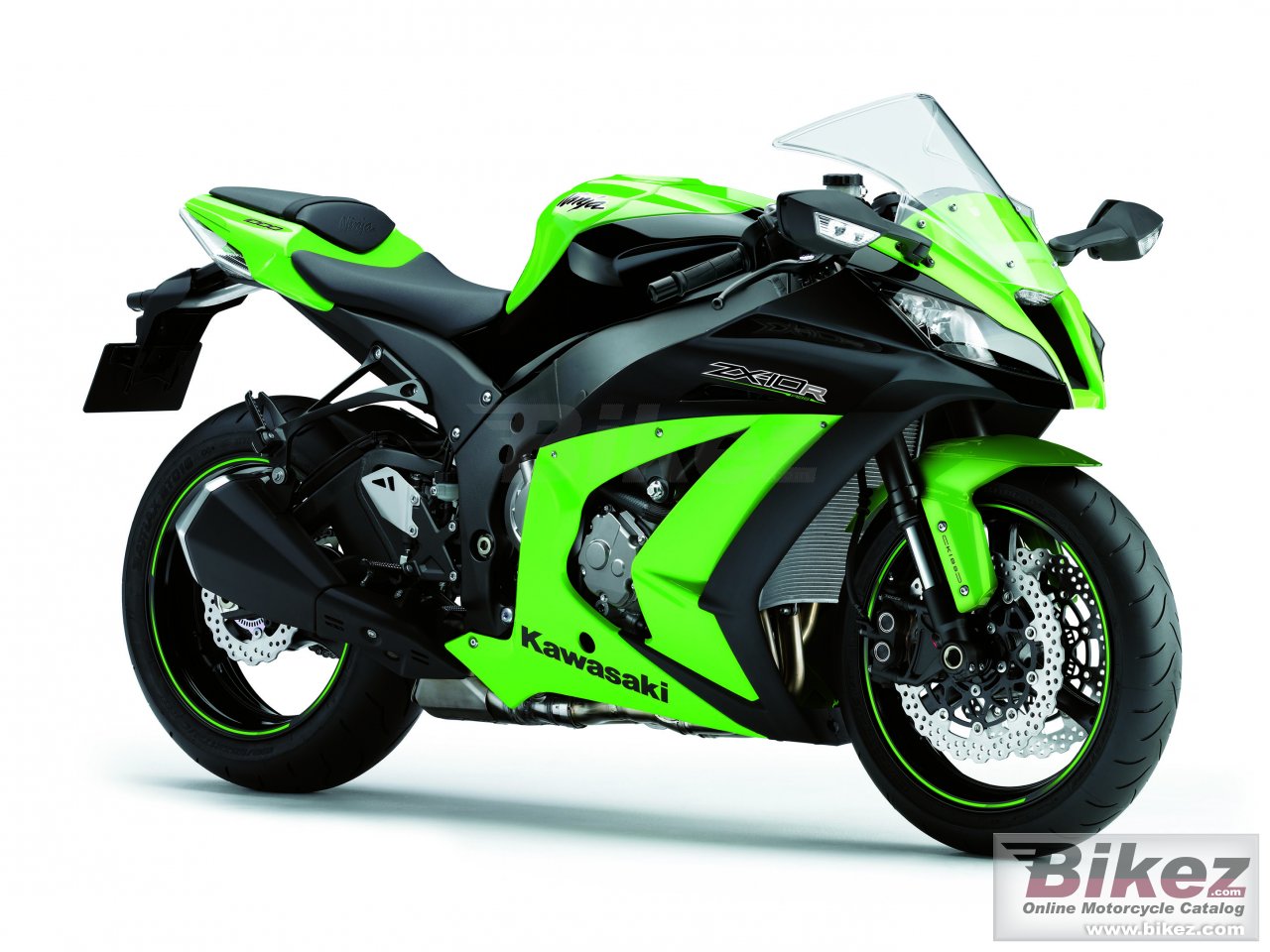 Big Kawasaki ninja zx-10r picture and wallpaper from Bikez.com